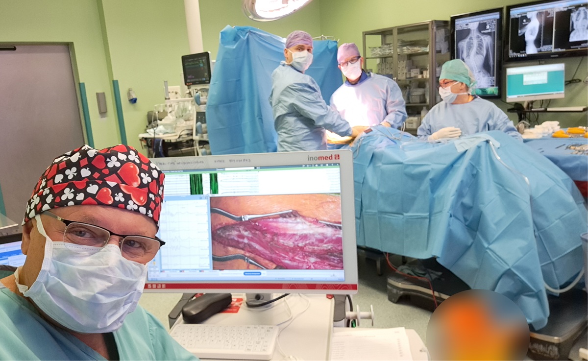 Nowoczesny neuromonitoring śródoperacyjny – innowacje zwiększające bezpieczeństwo pacjentów podczas operacji kręgosłupa
